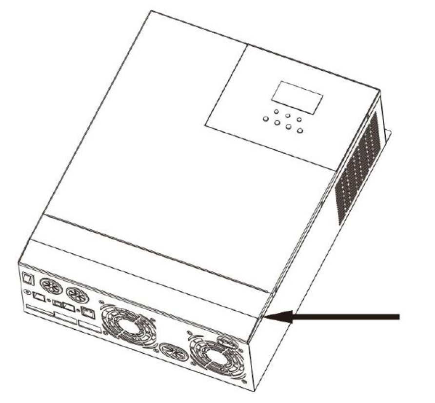 Manual Inversor Carregador Híbrido SRNE HF 13 Manual HF24 HF48 Colocar a tampa