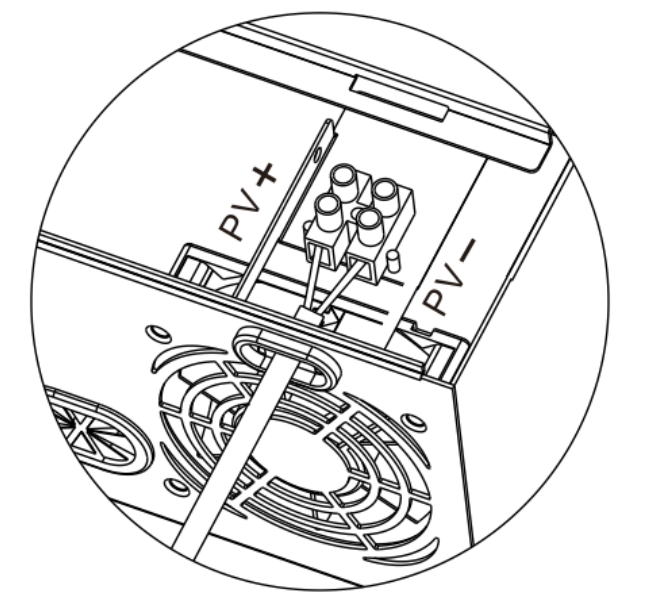 Manual Inversor Carregador Híbrido SRNE HF 11 Manual HF24 HF48 Conexão PV