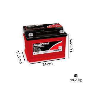 Bateria Estacionaria Freedom 70Ah DF1000 - Heliar