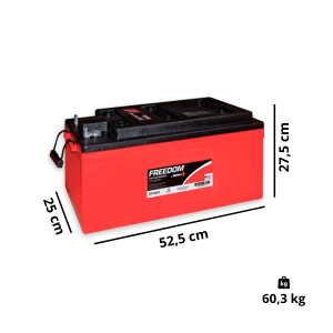 Bateria Estacionaria Freedom 240Ah  DF4100 - Heliar