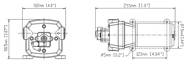 DImensoes da Bomba Solar FL 40