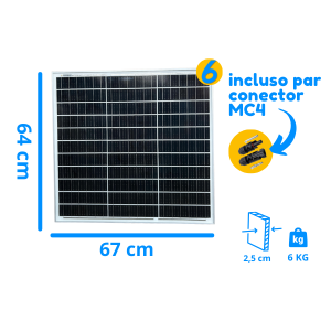 PLACA SOLAR 60W - RSM060M